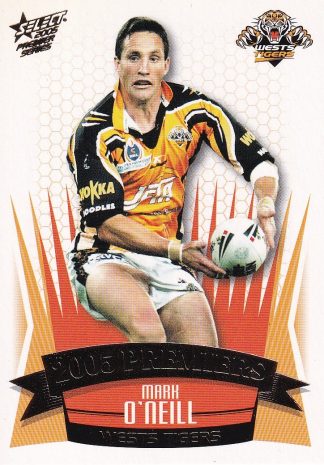 2005 NRL Premiers Set - PC13 Mark O'Neill Wests Tigers