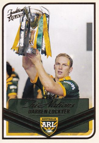 2005 NRL Tradition Tri-Nations Squad - TN01 Darren Lockyer