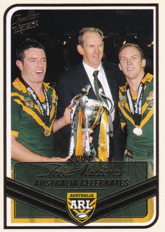 2005 NRL Tradition Tri-Nations Squad - TN02 Australian Kangaroos Celebrates