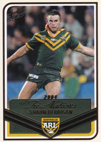 2005 NRL Tradition Tri-Nations Squad - TN03 Shaun Berrigan