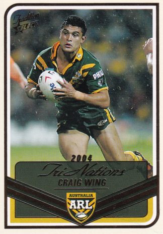 2005 NRL Tradition Tri-Nations Squad - TN25 Craig Wing