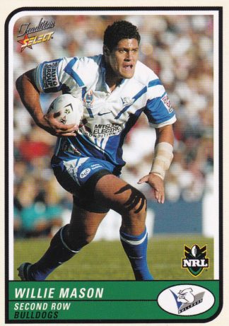 2005 NRL Tradition Common Card - Base 013 Willie Mason Canterbury Bulldogs