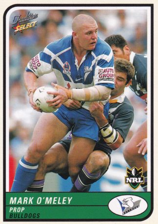 2005 NRL Tradition Common Card - Base 014 Mark O'Meley Canterbury Bulldogs