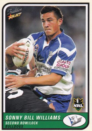 2005 NRL Tradition Common Card - Base 018 Sonny Bill Williams Canterbury Bulldogs