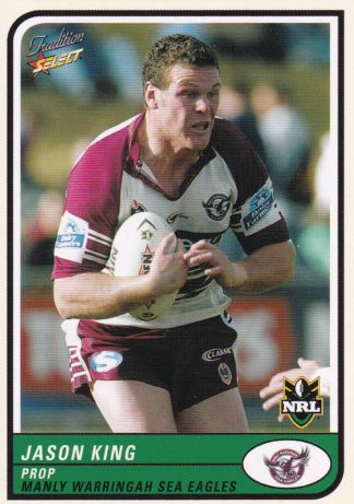 2005 NRL Tradition Common Card - Base 040 Jason King Manly Sea Eagles