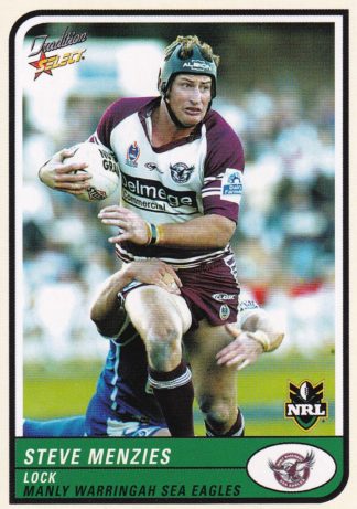 2005 NRL Tradition Common Card - Base 042 Steve Menzies Manly Sea Eagles