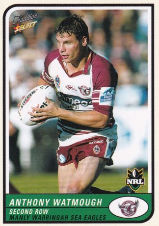 2005 NRL Tradition Common Card - Base 045 Anthony Watmough Manly Sea Eagles