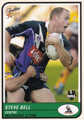 2005 NRL Tradition Common Card - Base 046 Steve Bell Melbourne Storm