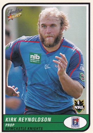 2005 NRL Tradition Common Card - Base 061 Kirk Reynoldson Newcastle Knights