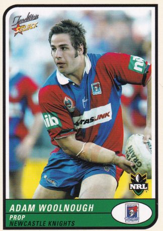 2005 NRL Tradition Common Card - Base 063 Adam Woolnough Newcastle Knights