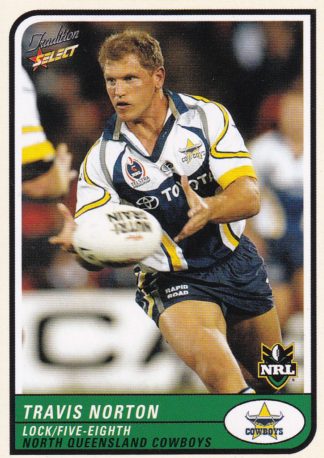 2005 NRL Tradition Common Card - Base 064 Travis Norton North Qld Cowboys
