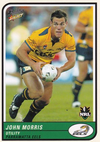 2005 NRL Tradition Common Card - Base 077 John Morris Parramatta Eels