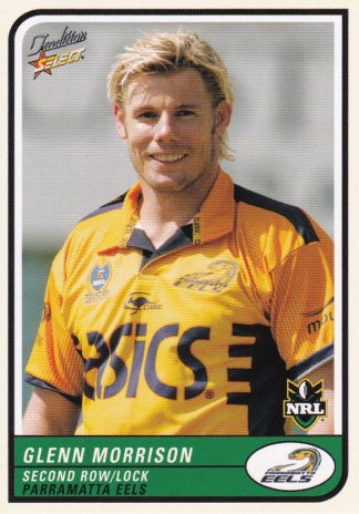 2005 NRL Tradition Common Card - Base 078 Glenn Morrison Parramatta Eels