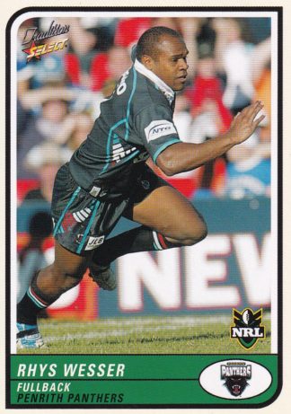 2005 NRL Tradition Common Card - Base 090 Rhys Wesser Penrith Panthers