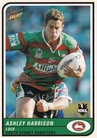2005 NRL Tradition Common Card - Base 102 Ashley Harrison South Sydney Rabbitohs