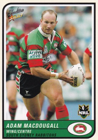 2005 NRL Tradition Common Card - Base 105 Adam MacDougall South Sydney Rabbitohs