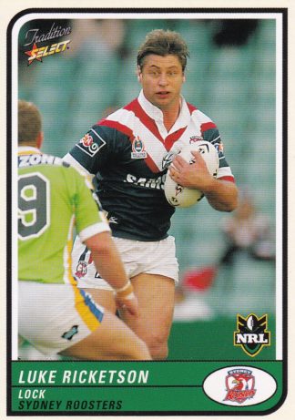 2005 NRL Tradition Common Card - Base 109 Luke Ricketson Sydney Roosters