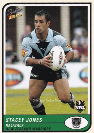 2005 NRL Tradition Common Card - Base 122 Stacey Jones Warriors