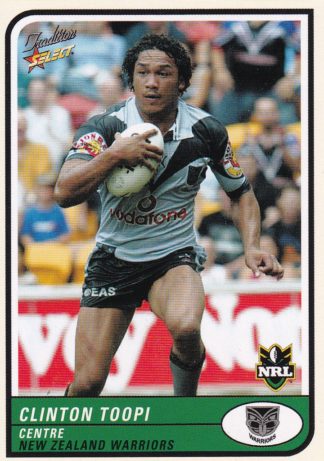 2005 NRL Tradition Common Card - Base 124 Clinton Toopi Warriors