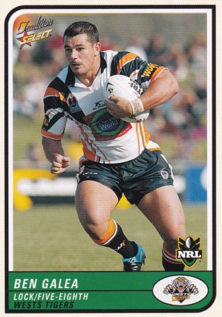 2005 NRL Tradition Common Card - Base 128 Ben Galea Wests Tigers