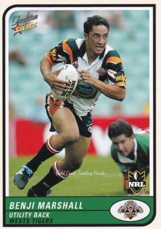 2005 NRL Tradition Common Card - Base 131 Benji Marshall Wests Tigers
