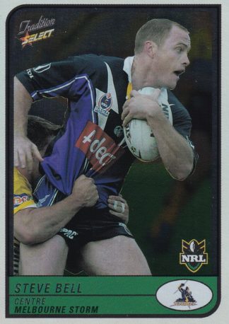 2005 NRL Tradition Foil Parallel - P046 Steve Bell Melbourne Storm