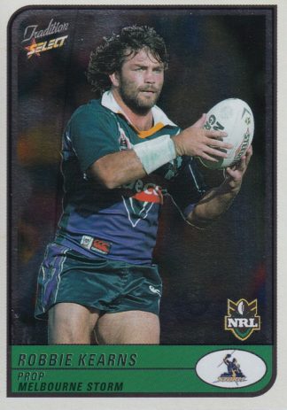 2005 NRL Tradition Foil Parallel - P049 Robbie Kearns Melbourne Storm