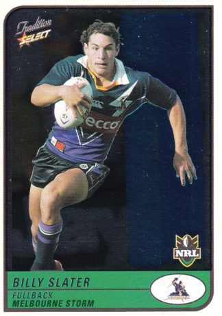2005 NRL Tradition Foil Parallel - P053 Billy Slater Melbourne Storm