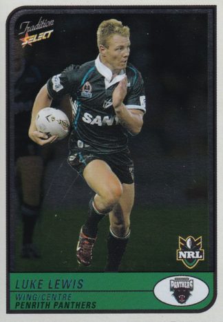 2005 NRL Tradition Foil Parallel - P085 Luke Lewis Penrith Panthers