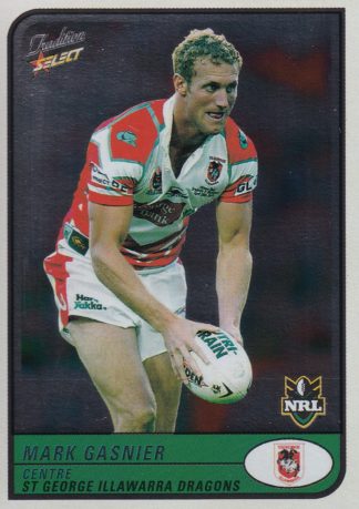 2005 NRL Tradition Foil Parallel - P094 Mark Gasnier St George Dragons