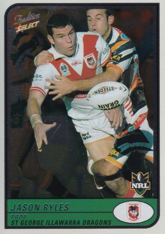 2005 NRL Tradition Foil Parallel - P097 Jason Ryles St George Dragons