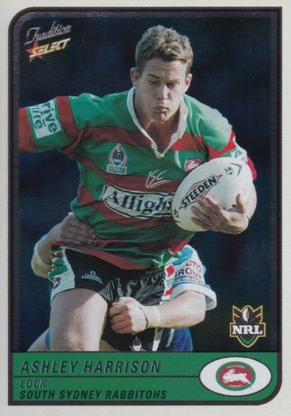 2005 NRL Tradition Foil Parallel - P102 Ashley Harrison South Sydney Rabbitohs