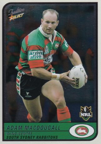 2005 NRL Tradition Foil Parallel - P105 Adam MacDougall South Sydney Rabbitohs