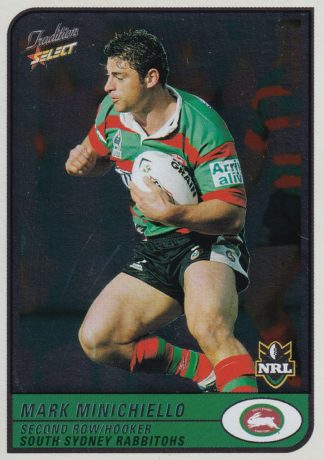 2005 NRL Tradition Foil Parallel - P106 Mark Minichiello South Sydney Rabbitohs