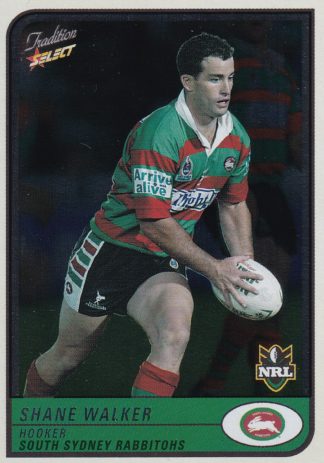 2005 NRL Tradition Foil Parallel - P107 Shane Walker South Sydney Rabbitohs