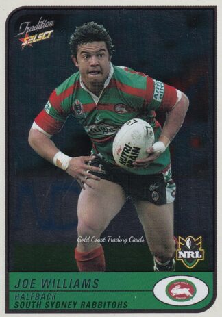 2005 NRL Tradition Foil Parallel - P108 Joe Williams South Sydney Rabbitohs
