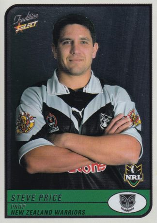 2005 NRL Tradition Foil Parallel - P118 Steve Price New Zealand Warriors