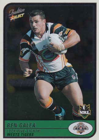 2005 NRL Tradition Foil Parallel - P128 Ben Galea Wests Tigers