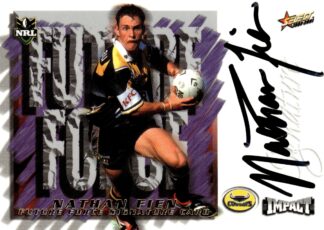 2001 NRL Impact Future Force Signature - FF02 Nathan Fien North Qld Cowboys