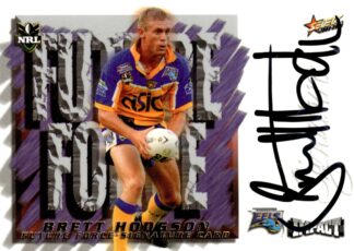 2001 NRL Impact Future Force Signature - FF06 Brett Hodgson Parramatta Eels