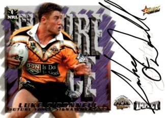 2001 NRL Impact Future Force Signature - FF12 Luke O'Donnell Wests Tigers