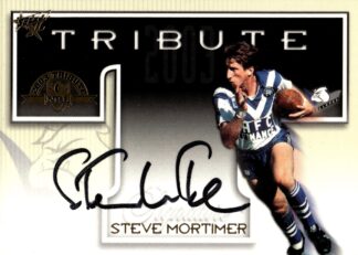 2003 NRL XL Tribute Signature - TS1 Steve Mortimer Canterbury Bulldogs