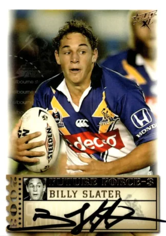 2003 NRL XL Future Force Signature - FF35 Billy Slater Melbourne Storm
