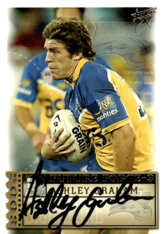 2003 NRL XL Future Force Signature - FF38 Ashley Graham Parramatta Eels