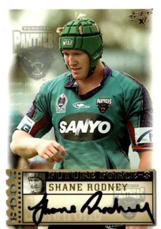 2003 NRL XL Future Force Signature - FF39 Shane Rodney Penrith Panthers