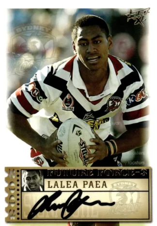 2003 NRL XL Future Force Signature - FF43 Lalea Paea Sydney Roosters