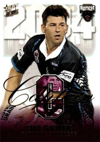 2004 NRL Authentic Captains Card - CP09 Craig Gower Penrith Panthers