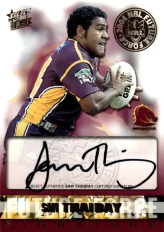 2004 NRL Authentic Future Force Signatures
