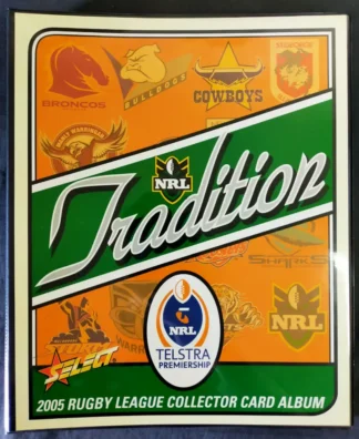 2005 NRL Tradition Album With Full Base Set - 137 Common Cards