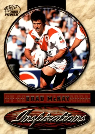 2005 NRL Power Inspirations - I07 Brad Mackay St George Dragons